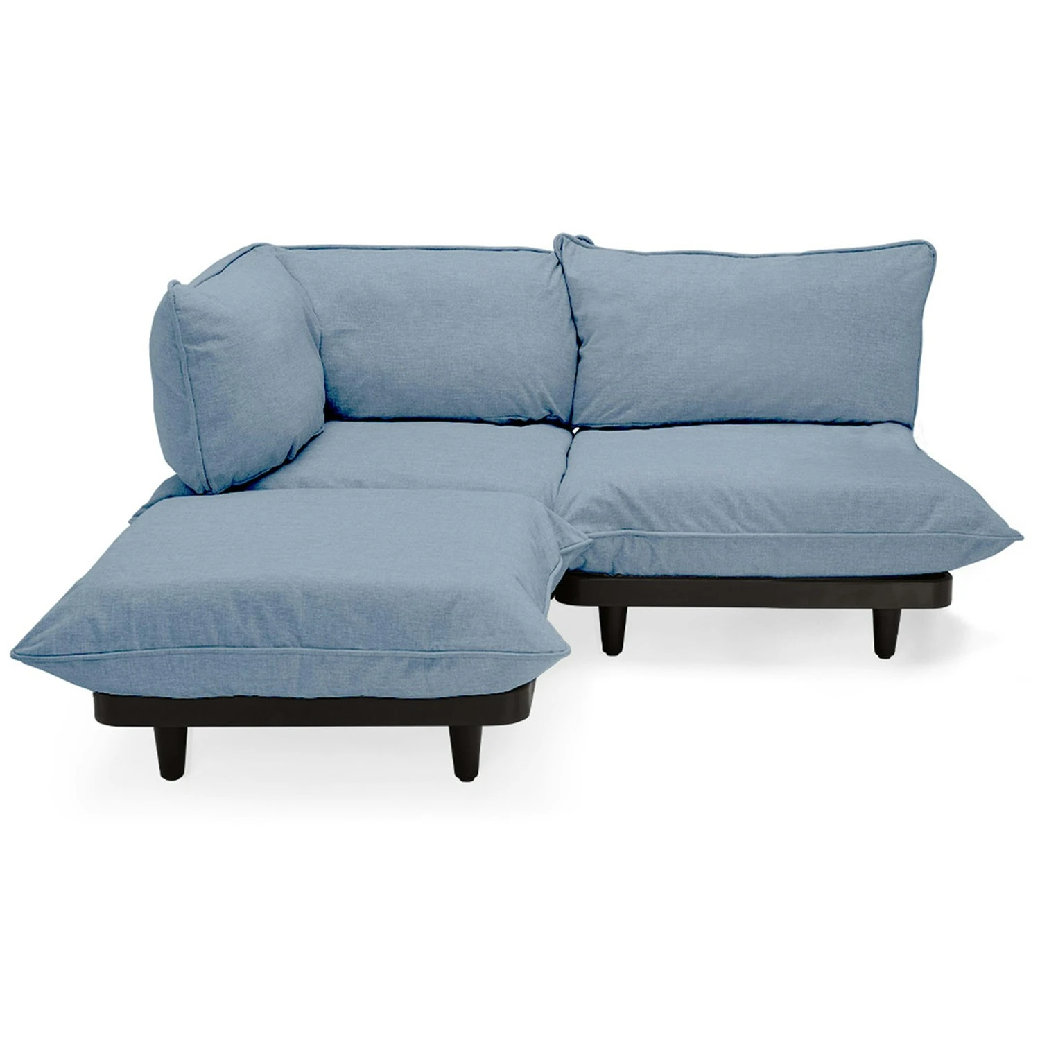 Fatboy Paletti Modulsofa 2-Sitzer Mit Sonnenliege, Storm Blue 1 Fatboy Paletti Modulsofa 2-Sitzer Mit Sonnenliege, Storm Blue