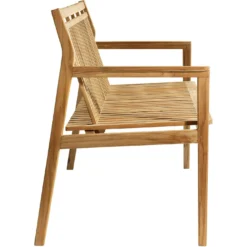 M11 Bank Mit Rückenlehne Im Freien Nutzbar 3-Sitzer, Teakholz -Brafab Verkaufs-Shop fdb mbler m11 sammen bench 3 seater with back outdoor teak 2