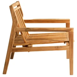 M6 Sammen Lounge Stuhl Im Freien Nutzbar, Teakholz -Brafab Verkaufs-Shop fdb mbler m6 sammen lounger outdoor teak 12