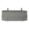 Ferm LIVING Bau Balcony Box, Warm Grey