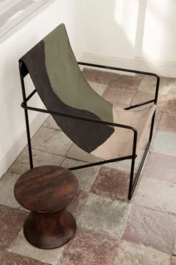 Ferm LIVING Desert Loungesessel, Dune / Schwarz 10 Ferm LIVING Desert Loungesessel, Dune / Schwarz -Brafab Verkaufs-Shop ferm living desert lounge chair 1