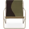 Ferm LIVING Desert Loungesessel, Dune / Cashmere
