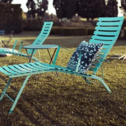 Bistro Chaise Longue, Frosted Lemon 7 Bistro Chaise Longue, Frosted Lemon -Brafab Verkaufs-Shop fermob bistro chaise longue 2 2