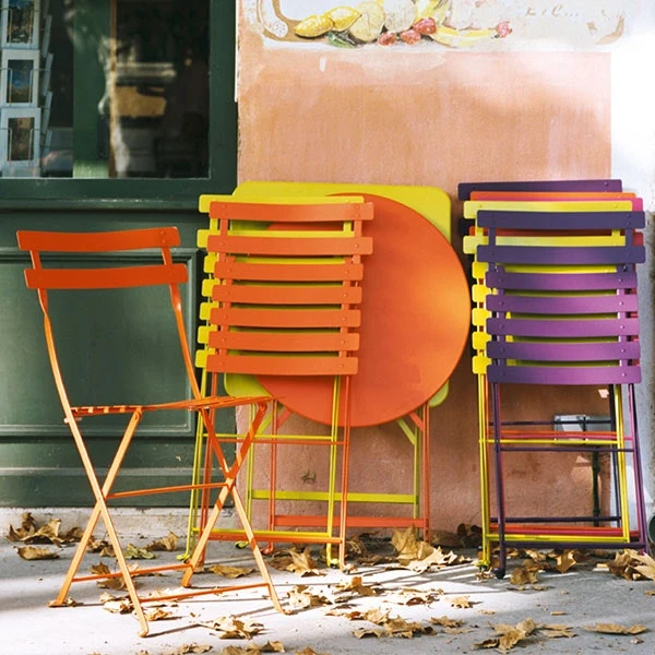 Bistro Stuhl, Metall/ Honey 4 Bistro Stuhl, Metall/ Honey – Bild 4