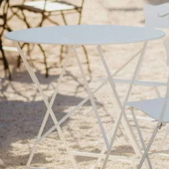 Bistro Table Ø77, Russet -Brafab Verkaufs-Shop fermob bistro table 77 russet 5