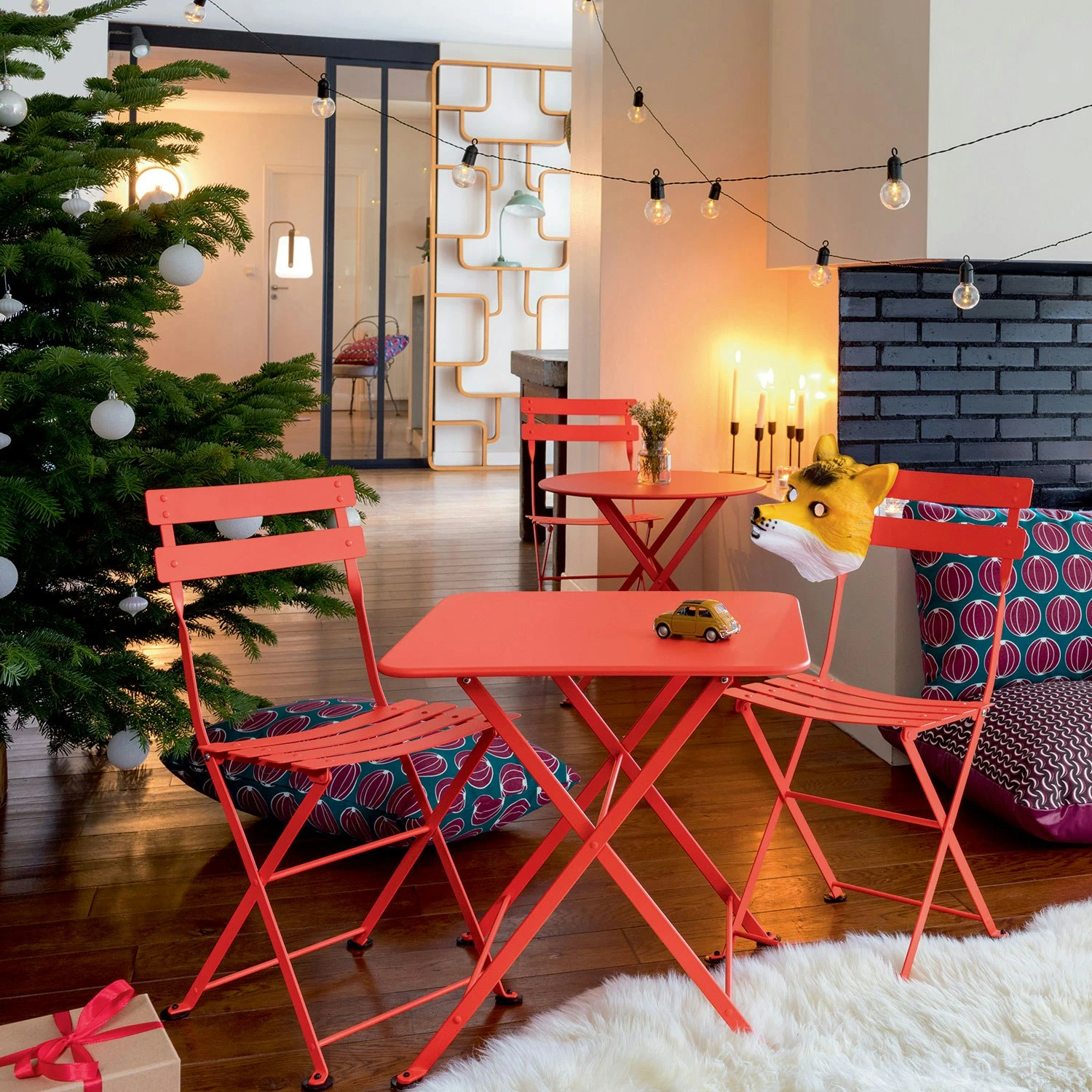 Bistro Tisch, 57x57 Cm/ Chili 2 Bistro Tisch, 57x57 Cm/ Chili – Bild 2