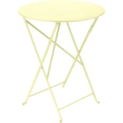 Bistro Table, Ø60 Cm/ Frosted Lemon
