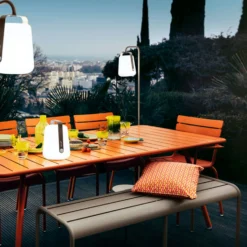 Luxembourg Bench 145, Cactus -Brafab Verkaufs-Shop fermob luxembourg bench 145 anthracite 2 3