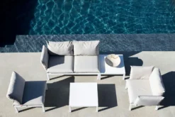 FIAM Domino Sessel, Beige/Weiß -Brafab Verkaufs-Shop fiam fatolj vit beige 5