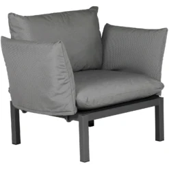 FIAM Domino Sessel, Anthrazit