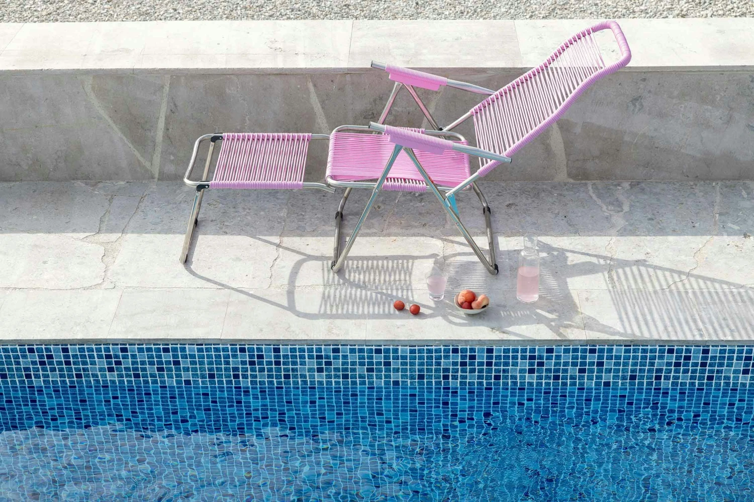 FIAM Spaghetti Sonnenliege, Rosa 6 FIAM Spaghetti Sonnenliege, Rosa – Bild 6