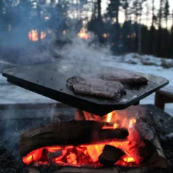 Grillplatte Aus Stahl Classic, 37x33 Cm -Brafab Verkaufs-Shop gourmetstal grillplatte aus stahl classic 37x33 cm 2