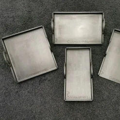 Grillplatte Aus Stahl Mit Griffen, 25x42 Cm 6 Grillplatte Aus Stahl Mit Griffen, 25x42 Cm -Brafab Verkaufs-Shop gourmetstal grillplatte aus stahl mit griffen 2 2