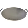 Grillplatte Aus Stahl Rund Mit Griff, 49 Cm