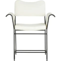 Gubi Tropique Esszimmerstuhl, Classic Black / Leslie 06