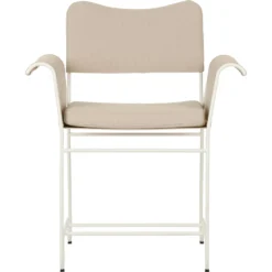 Gubi Tropique Esszimmerstuhl, Classic White Semi Matt / Udine 12