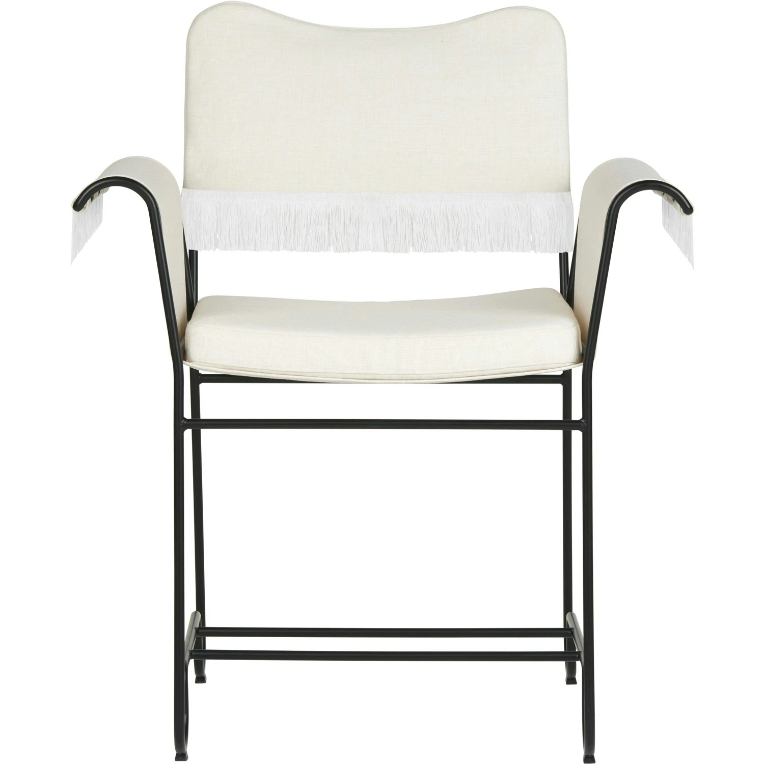 Gubi Tropique Esszimmerstuhl Mit Fransen, Classic Black / Udine 06 1 Gubi Tropique Esszimmerstuhl Mit Fransen, Classic Black / Udine 06