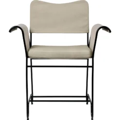 Gubi Tropique Esszimmerstuhl, Classic Black / Udine 12