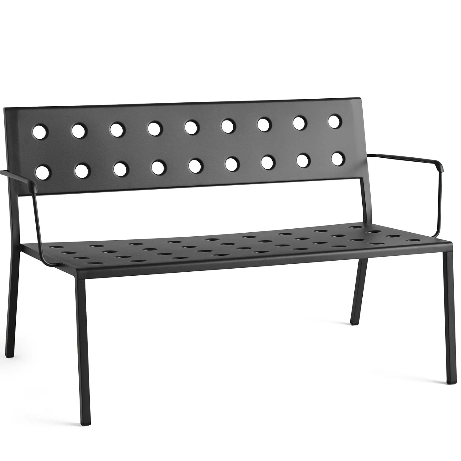 Hay Balcony Loungebank Mit Armlehnen, Anthrazit 1 Hay Balcony Loungebank Mit Armlehnen, Anthrazit