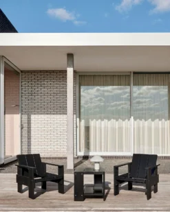 Hay Crate Beistelltisch, Schwarz -Brafab Verkaufs-Shop hay crate side table w495 water based pinewood 9