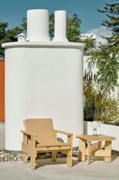 Hay Crate Sitzkissen Für Loungesessel, Beige -Brafab Verkaufs-Shop hay folding cushion for crate lounge chair sky grey 11