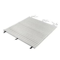 Hay Palissade Kissen Gesteppt Esszimmerbank Ohne Armlehne, Sky Grey