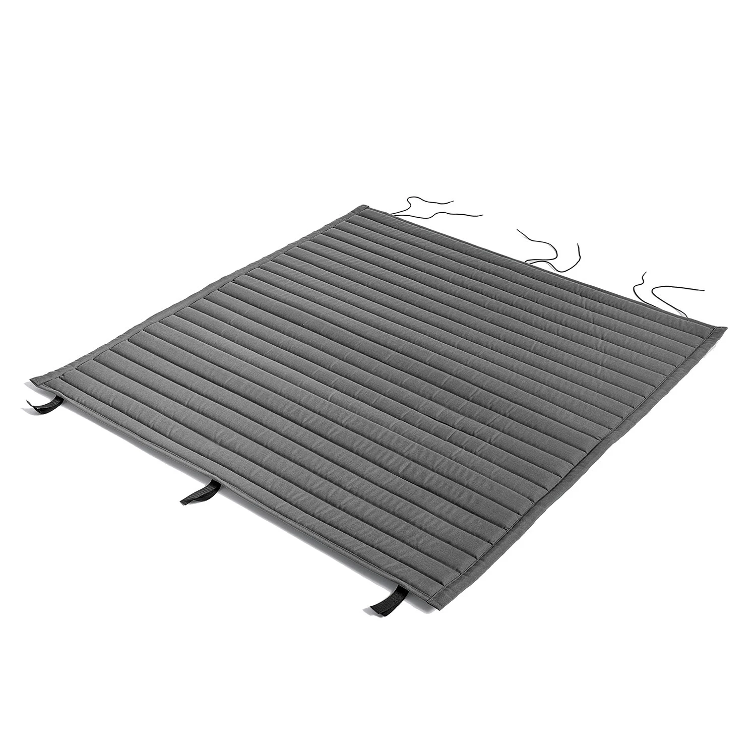 Hay Palissade Kissen Gesteppt Esszimmerbank Ohne Armlehne, Anthrazit 1 Hay Palissade Kissen Gesteppt Esszimmerbank Ohne Armlehne, Anthrazit