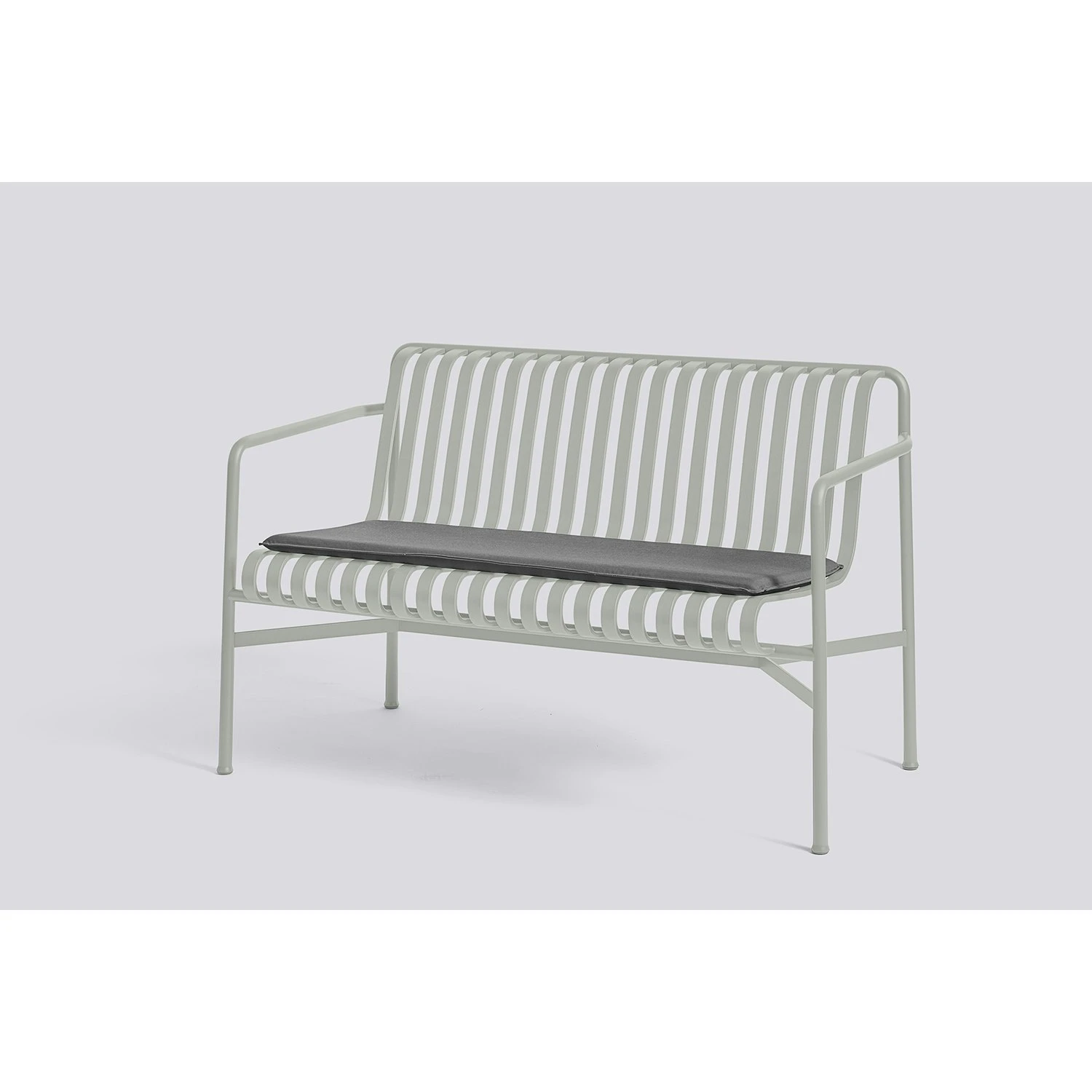 Hay Palissade Sitzkissen Dining Bank, Anthrazit 2 Hay Palissade Sitzkissen Dining Bank, Anthrazit – Bild 2