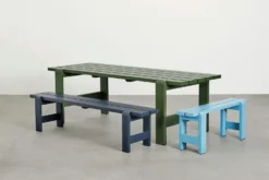 Hay Weekday Bank 23x140 Cm, Steel Blue -Brafab Verkaufs-Shop hay weekday bench l111 water based pinewood 58