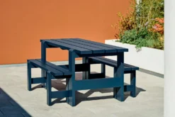 Hay Weekday Bank 23x140 Cm, Steel Blue -Brafab Verkaufs-Shop hay weekday bench l111 water based pinewood 60