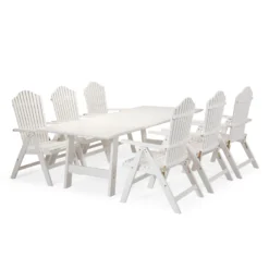 Bullerö Tischgarnitur 6 Sitzplätze, Weiß
