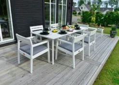 Stoltö Esstisch 90x220x72 Cm, Weiß -Brafab Verkaufs-Shop hillerstorp stolto dining table 90x220x72 cm 8