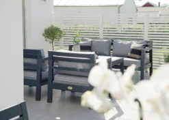 Stoltö Sitzgruppe 4 Sitzplätze, Orkangrau/Grau -Brafab Verkaufs-Shop hillerstorp stolto sofa set 4 seats hurricane grey grey 3