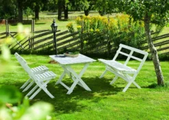 Torpet Tischgarnitur 4 Sitzplätze, Weiß -Brafab Verkaufs-Shop hillerstorp torpet tischgarnitur 4 sitzplatze 4