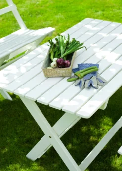 Torpet Tischgarnitur 4 Sitzplätze, Weiß -Brafab Verkaufs-Shop hillerstorp torpet tischgarnitur 4 sitzplatze 6