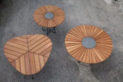Circle Table 150 Cm, Bamboo / Black -Brafab Verkaufs-Shop houe circle dining table 110 cm bamboo black 5 1