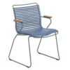 Click Dining Chair, Pigeon Blue/Grey