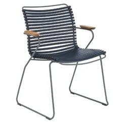 Click Dining Chair, Dark Blue/Grey