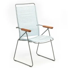 Click Position Dining Chair, Dusty Light Blue/Grey