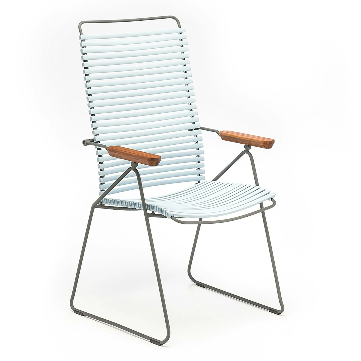Click Position Dining Chair, Dusty Light Blue/Grey 1 Click Position Dining Chair, Dusty Light Blue/Grey