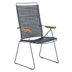 Click Position Dining Chair, Dark Blue/Grey
