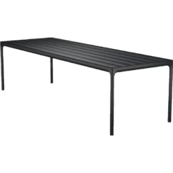 Four Tisch 90x270 Cm Im Freien Nutzbar, Schwarz