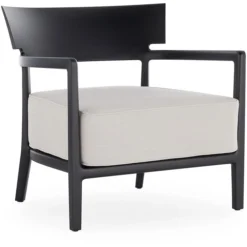 Kartell Cara Mat Sessel Im Freien Nutzbar, Schwarz / Weiß