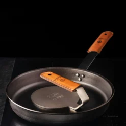 Kockums Jernverk Grillpresse Mit Griff Aus Tärnsjö-Leder -Brafab Verkaufs-Shop kockums jernverk grillpresse 5