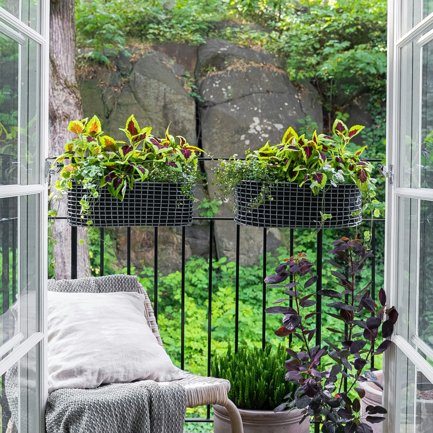 Korbo Blumenkasten 49x20 Cm, Säurefest Edelstahl 2 Korbo Blumenkasten 49x20 Cm, Säurefest Edelstahl – Bild 2