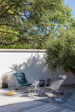 Lafuma Maxi Transat+ BeComfort® Liegestuhl, Bleu Encre -Brafab Verkaufs-Shop lafuma deckchair bleu encre titane 4