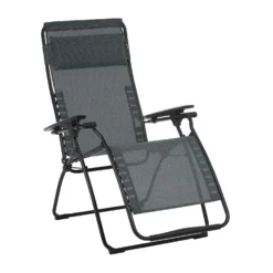 Lafuma Futura Relaxation Chair, Obsidian/Black
