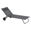 Lafuma Miami Batyline Sun Bed, Duo Obsidian