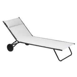 Lafuma Miami Sun Bed, Ecume/Black