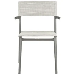 Lafuma Oron Batyline® Duo Lehnstuhl, Galet -Brafab Verkaufs-Shop lafuma oron dining chair galet titane 8